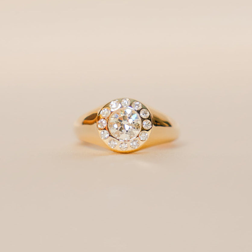 0.66 Round Brilliant Cut Bella Ring