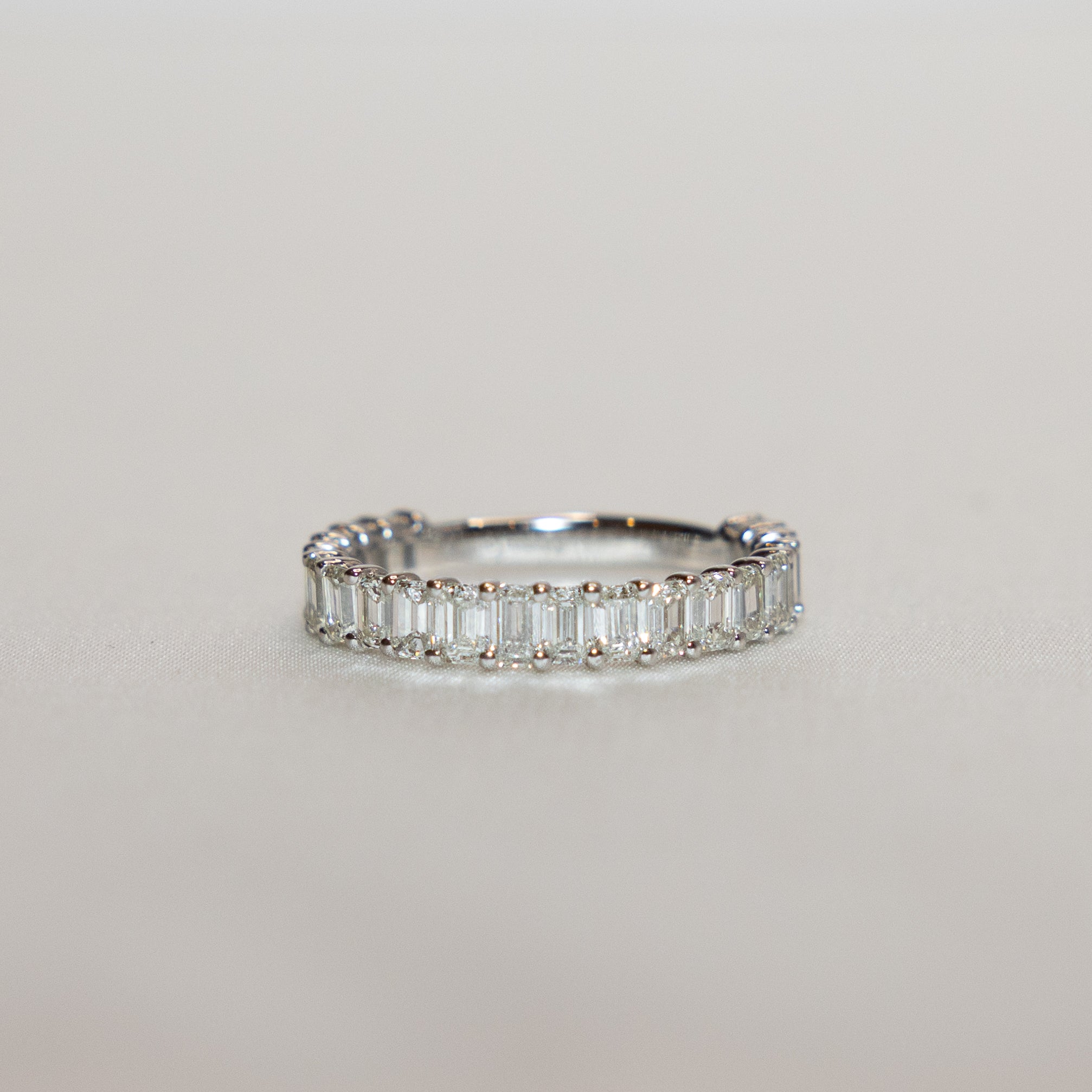 1.87 Emerald-Cut Diamond Band