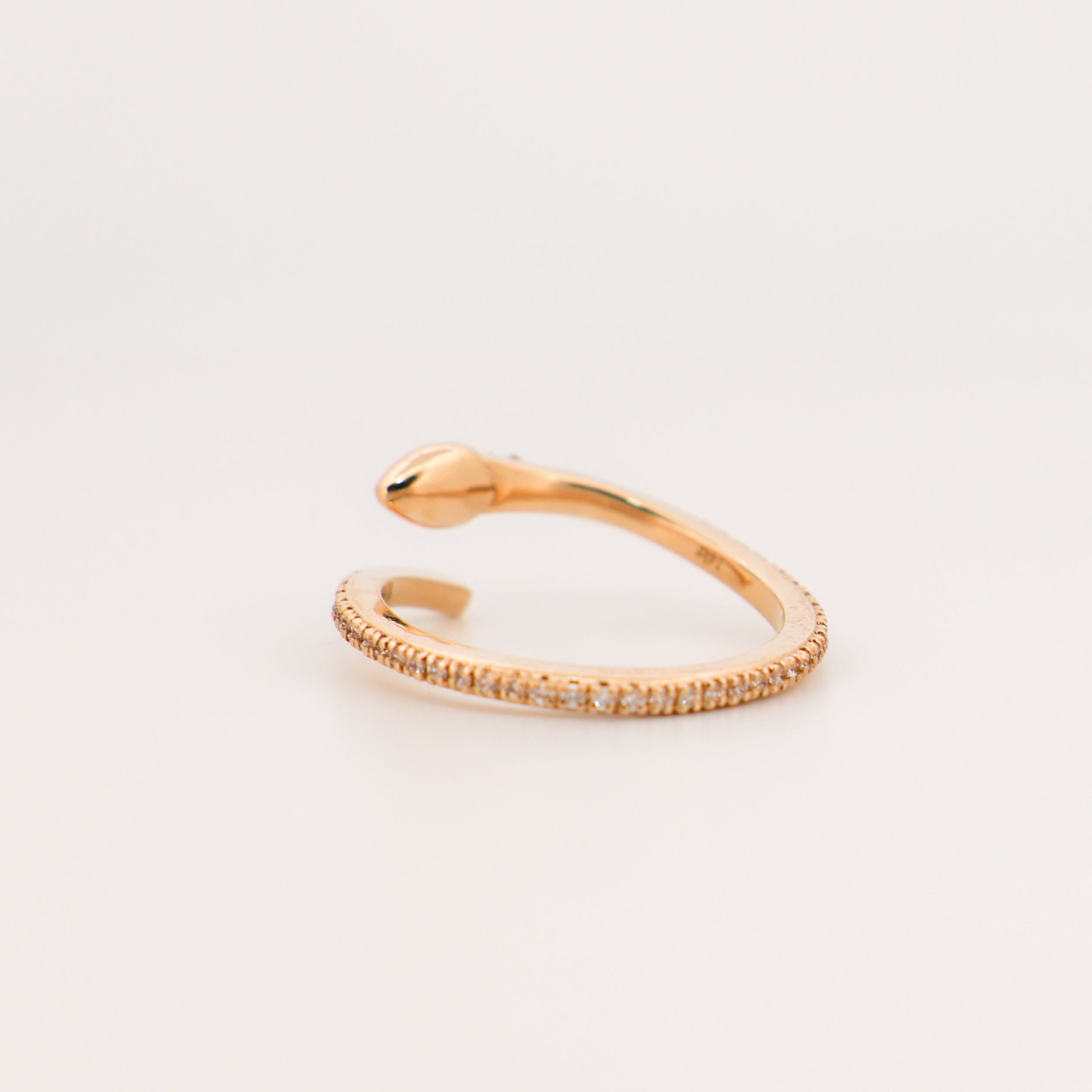 Diamond Snake Wrap Ring